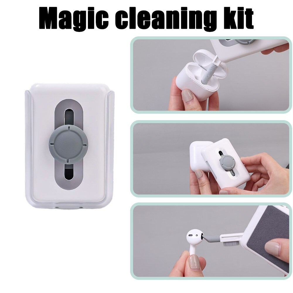 6in1 Ultimate Retractable Earphone Keyboard Cleaning Brush