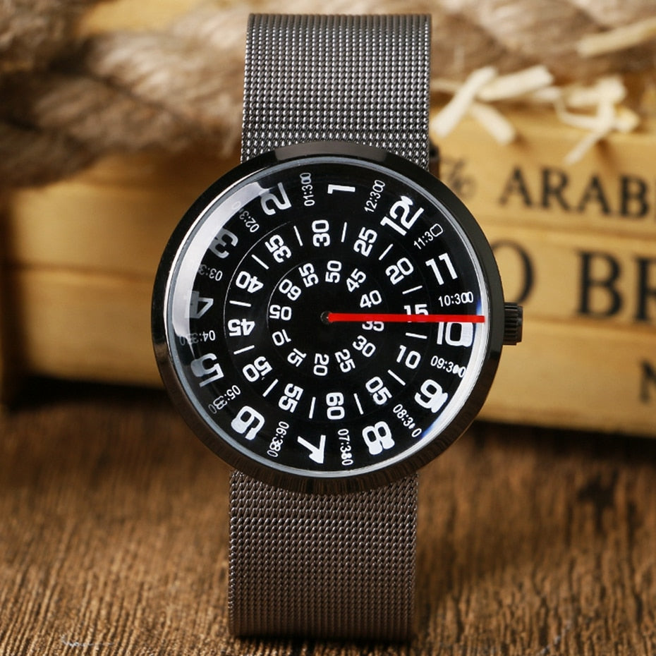 Creative Quartz Modern Dial Watch - UTILITY5STORE