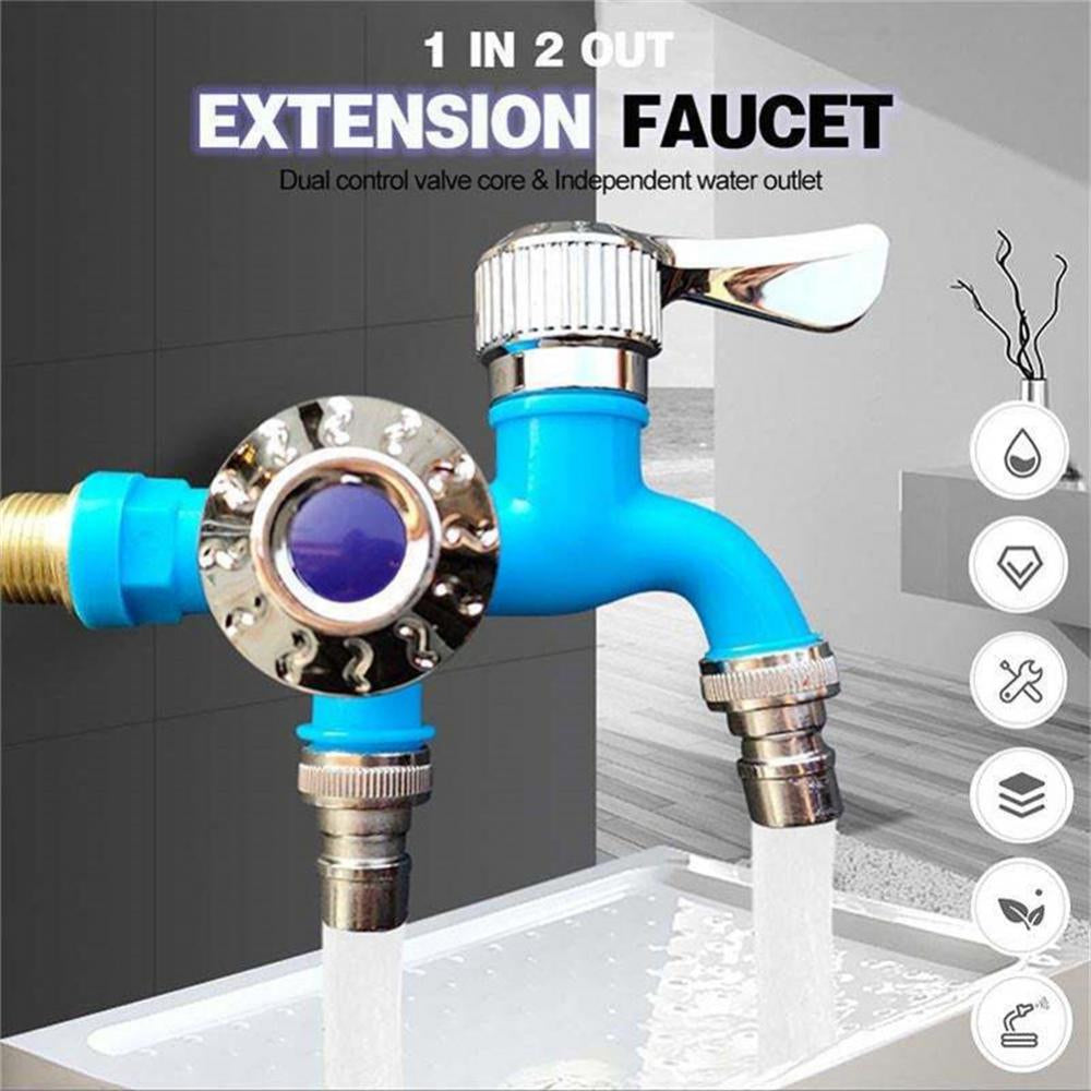 Double Divider Universal Connector Faucet