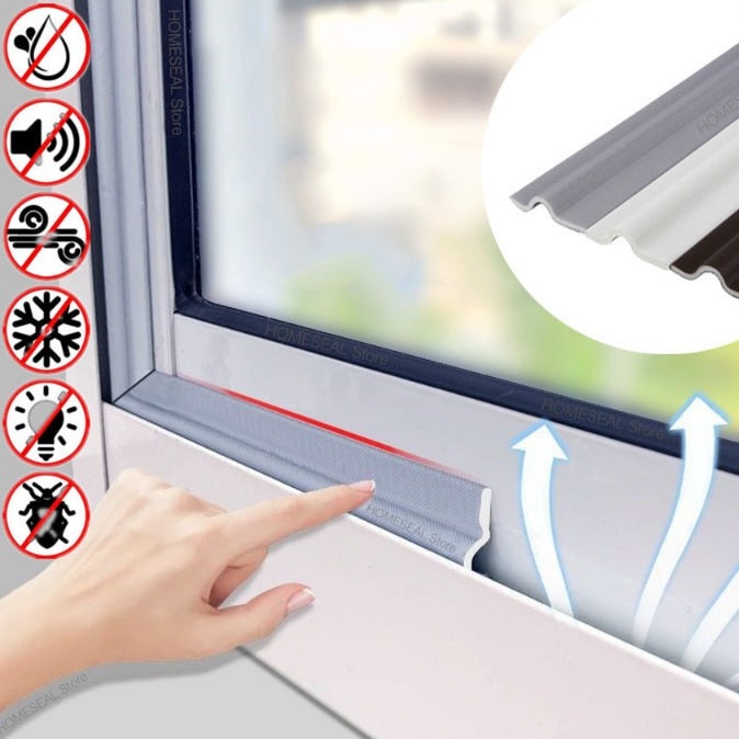 Air Lock Windproof Self-Adhesive Window Seal Strips