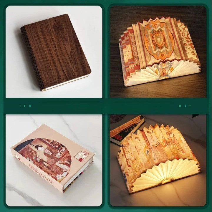 Story Teller Artistic Foldable Book Desk Night Lamp