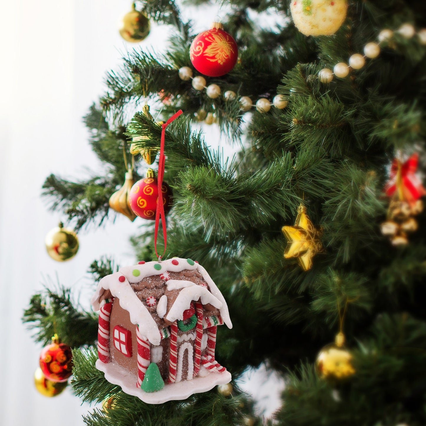 Mini Christmas Gingerbread House Decorations