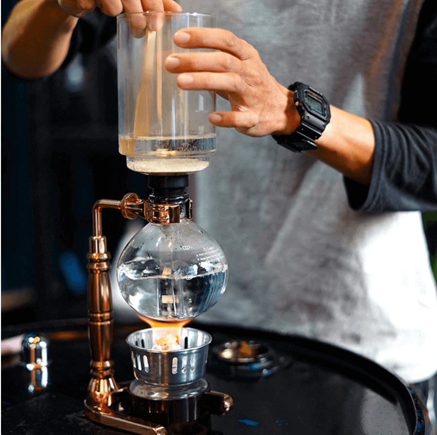Elegant Glass Siphon Coffee Maker