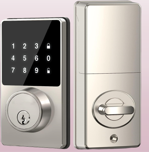 Touchscreen Keyless Smart Shield Entry Door Lock