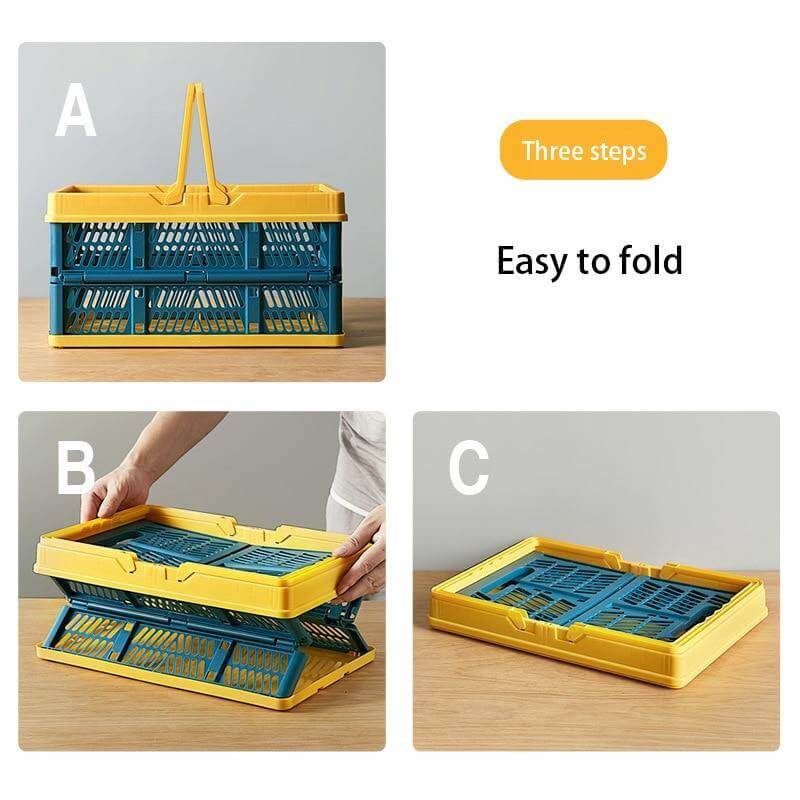 Foldable Easy Shopping Folding Basket