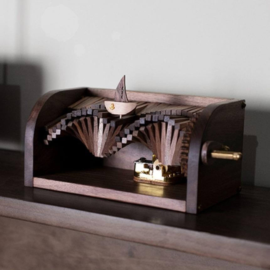 DIY Wooden Puzzle Model Music Box Kit