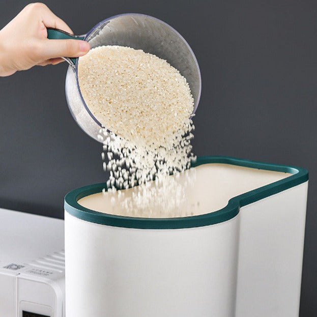 Automatic Press-Type Grain Dispenser