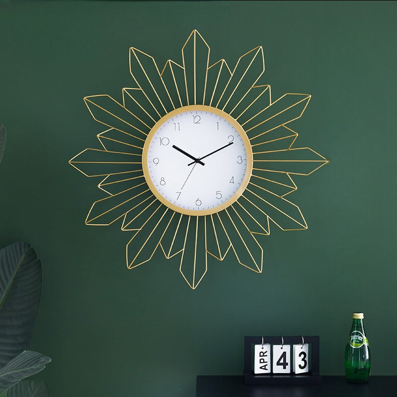 Nordic Minimalist Iron Wall Clock