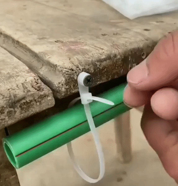 Mountable Self Locking Plastic Cable Ties