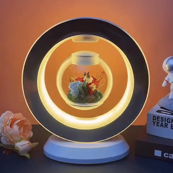 Magnetic Floating Immortal Flower Vase Lamp