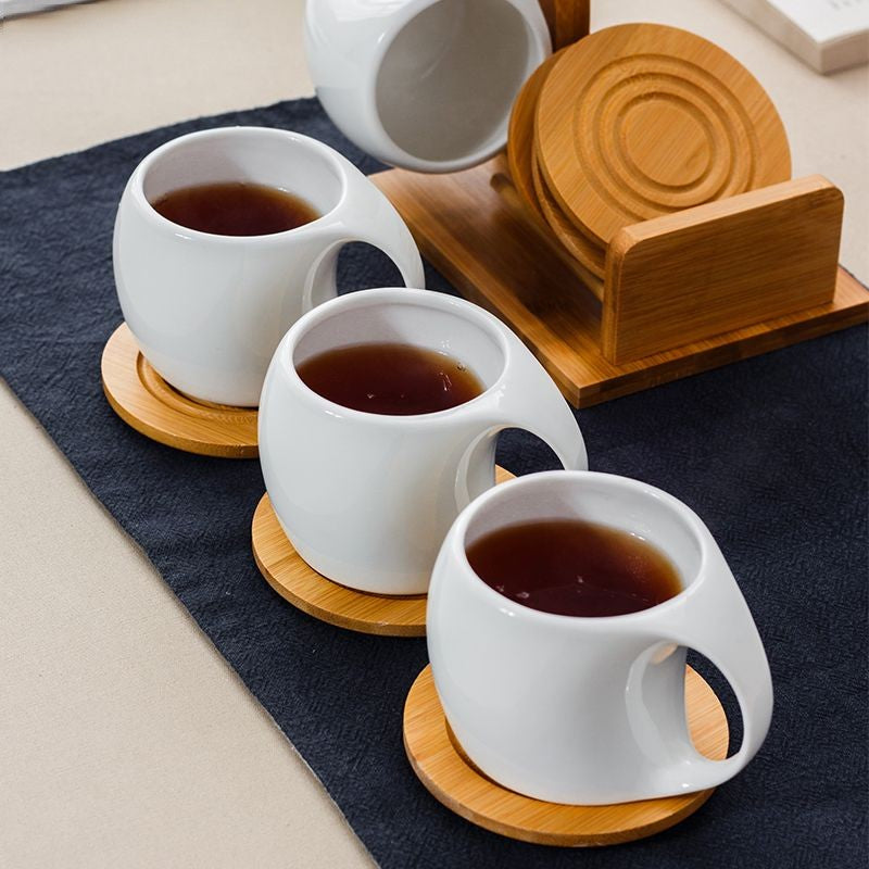 Simple Harmony Ceramic Tea Pot Set