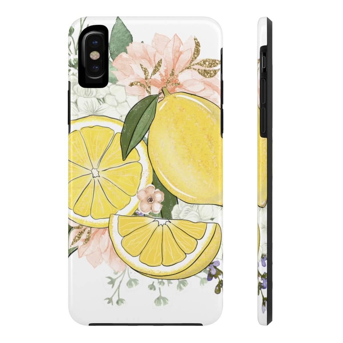 Mate Tough Clementine Lemon iPhone Cases