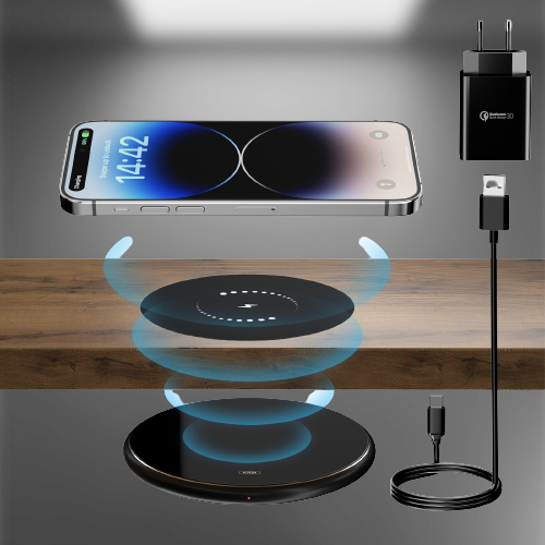 Invisible Under the Desk Wireless Charger