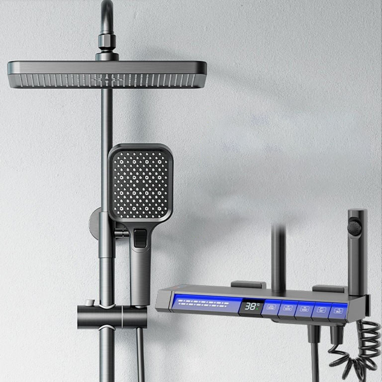 Rainfall Spa Therapy Digital Thermostatic Shower System Set