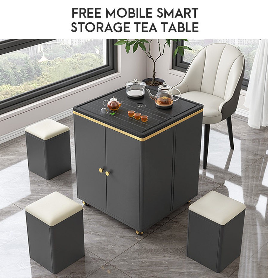 Smart Storage Modern Double-Sided Coffee Table