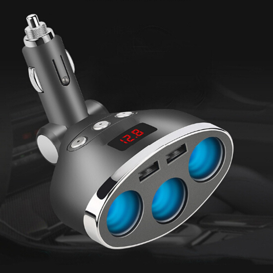 3in1 Dual USB Port Car Lighter Socket Splitter - UTILITY5STORE