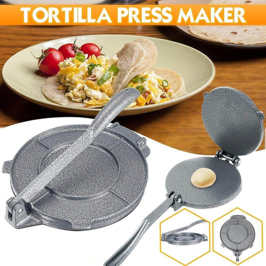 Portable Dough Pressing Tortilla Maker