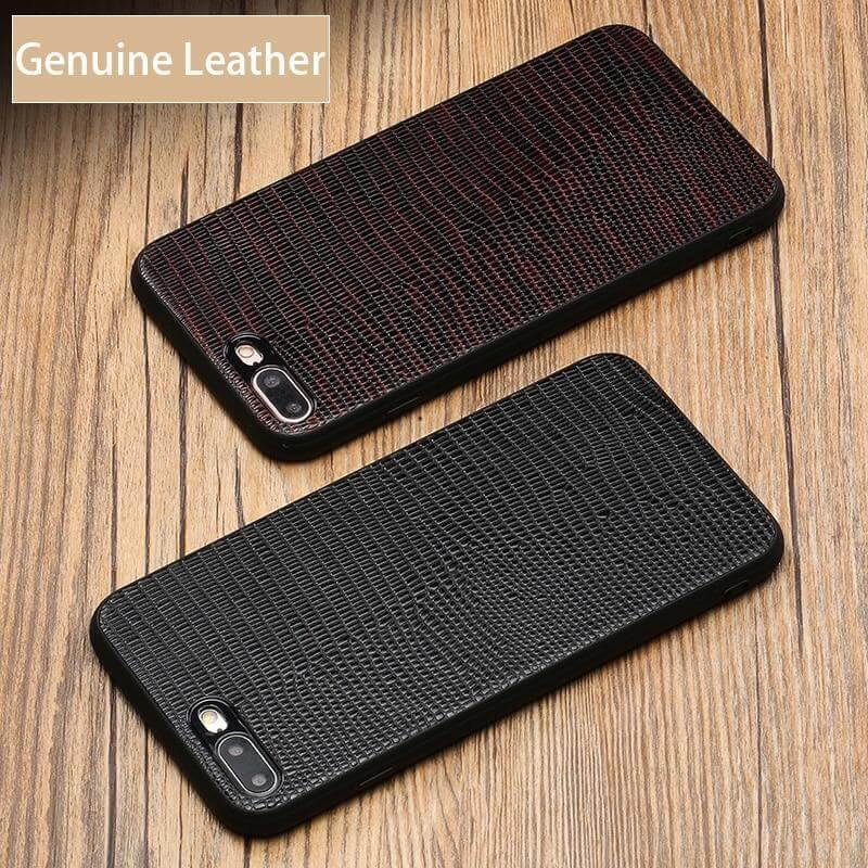 Lizard Texture Leather iPhone Case