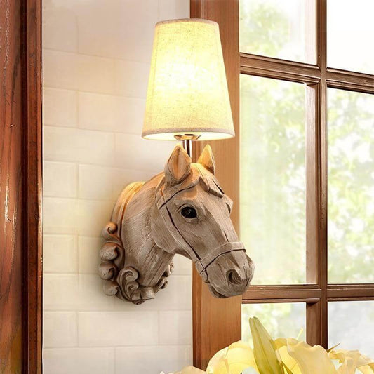 Nordic Horse Wall Lamp