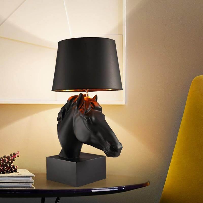 Horse Head Side Desk Lamp