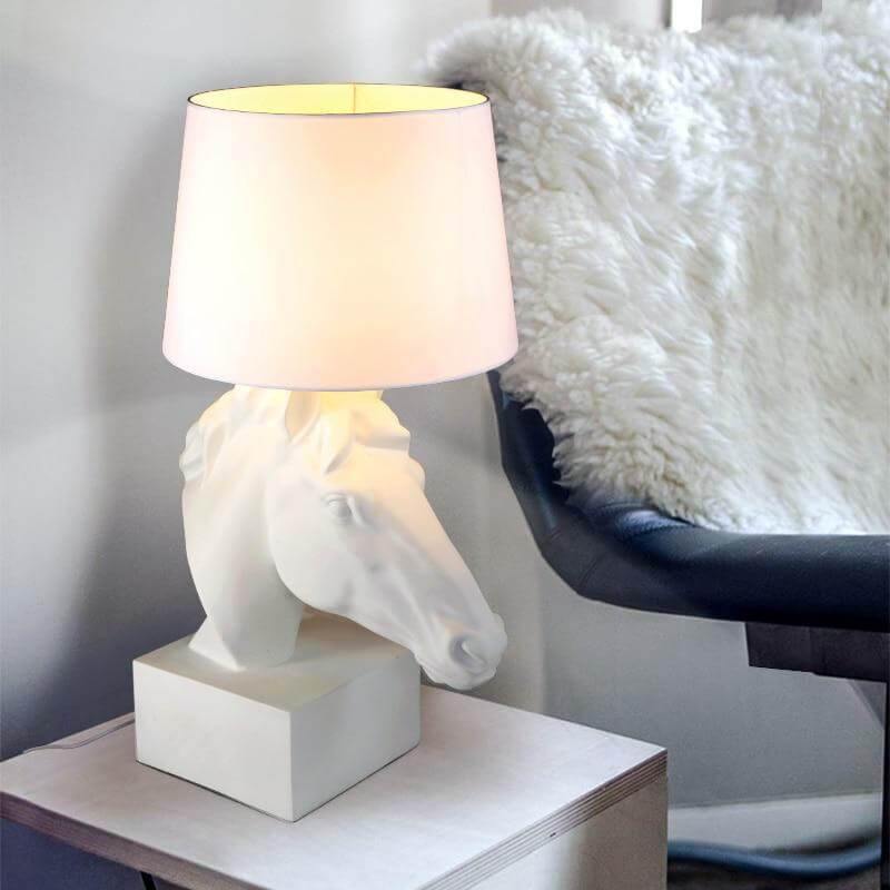 Horse Head Side Desk Lamp