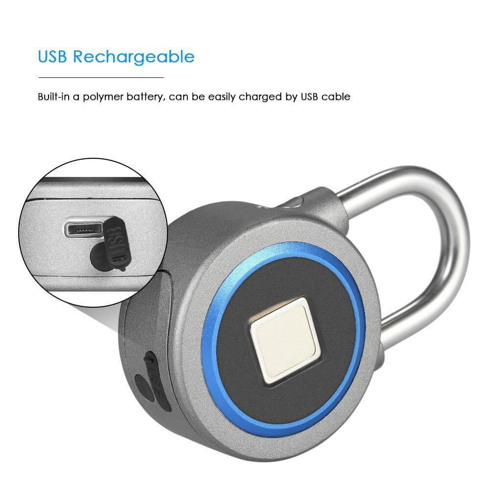 Smart Anti-theft Fingerprint Keyless Padlock