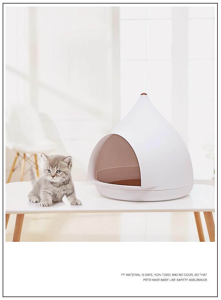 Water Drop Large Cat House - Happy2Cats