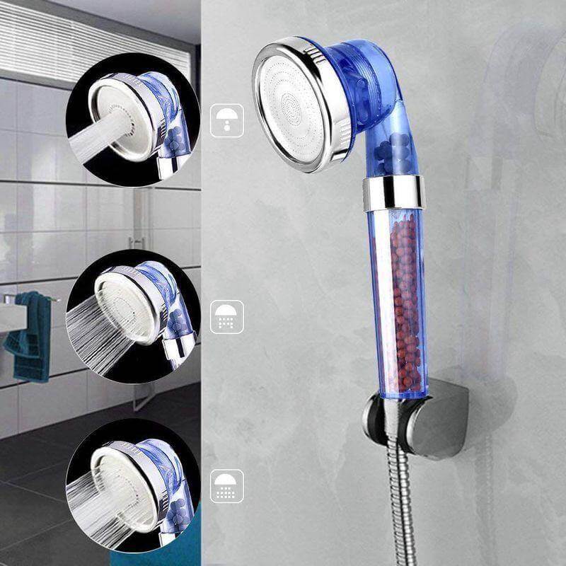 Universal Ion High-Pressure Water Saving Shower Head