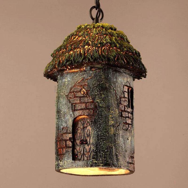 Retro Tree House Hanging Lamp