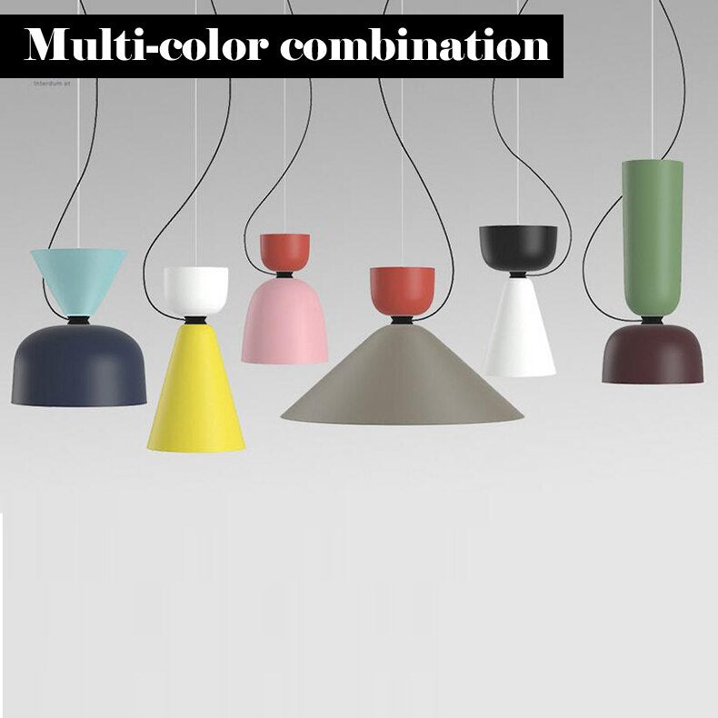 Nordic Modern Colorful Pendant Lamps