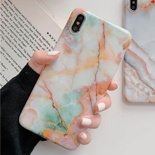 Marble Pattern iPhone Cases