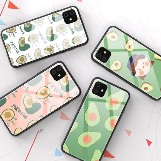 Tempered Glass Avocado iPhone 11 Cases - UTILITY5STORE