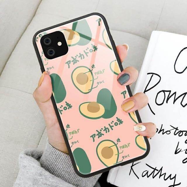 Tempered Glass Avocado iPhone 11 Cases - UTILITY5STORE