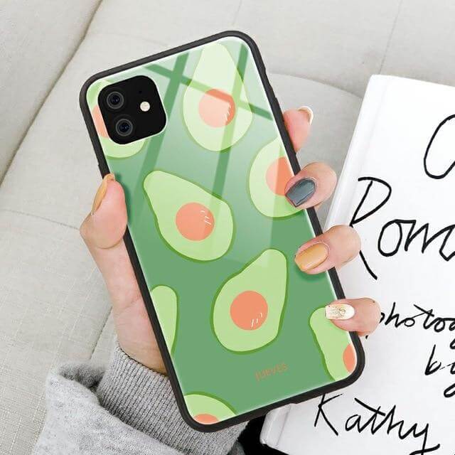 Tempered Glass Avocado iPhone 11 Cases - UTILITY5STORE