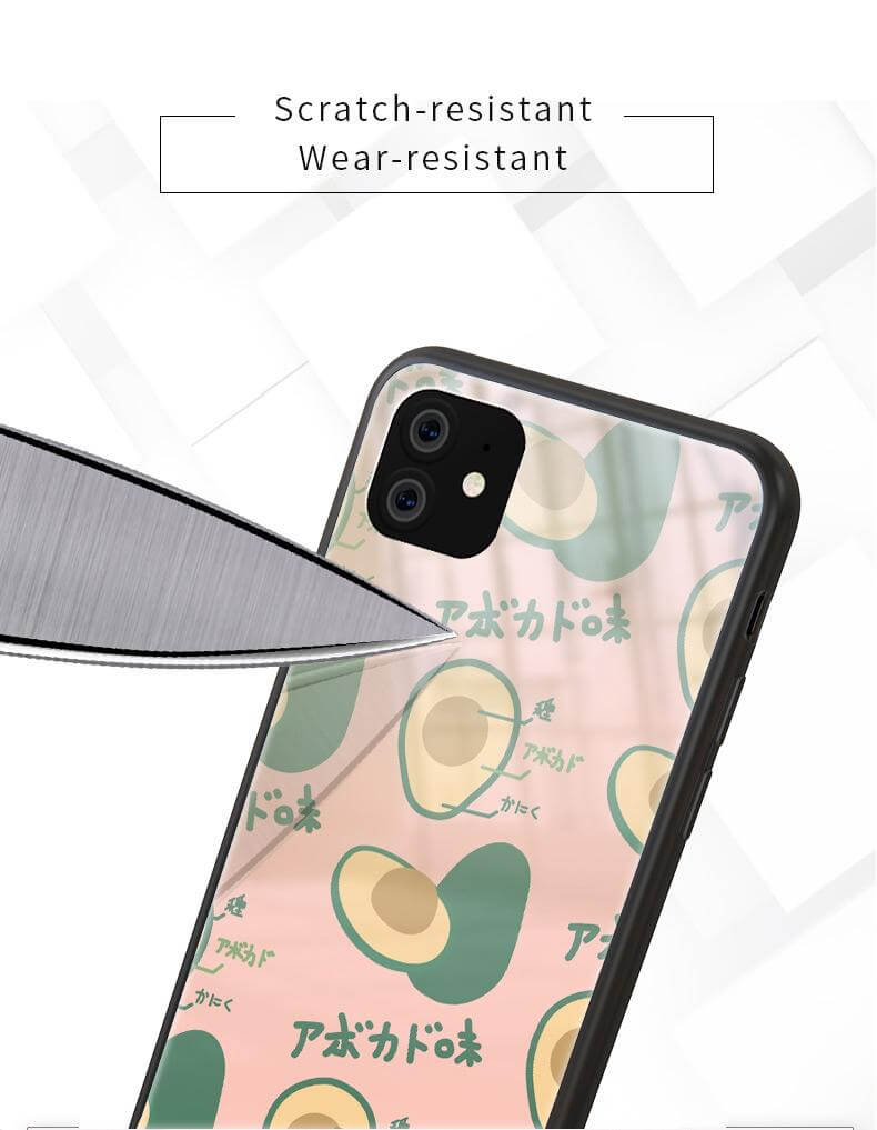 Tempered Glass Avocado iPhone 11 Cases - UTILITY5STORE