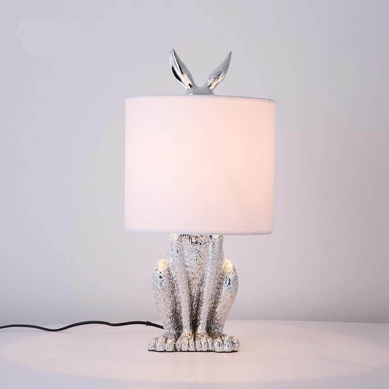 Modern Rabbit Fairytale Resin Table Lamp