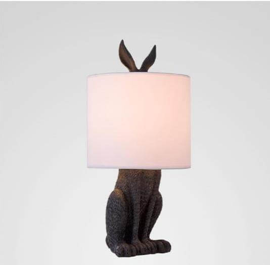 Modern Rabbit Fairytale Resin Table Lamp