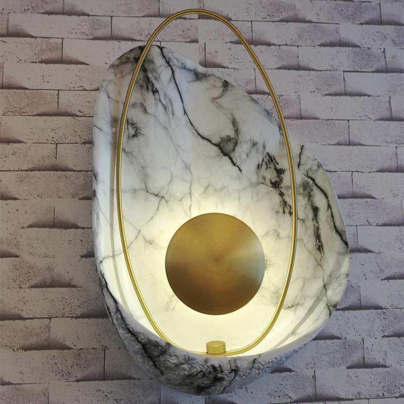 Modern Marble Shell Wall Lamp