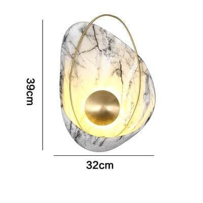 Modern Marble Shell Wall Lamp