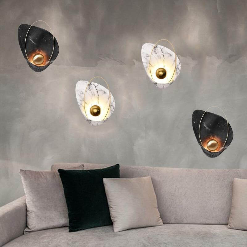 Modern Marble Shell Wall Lamp