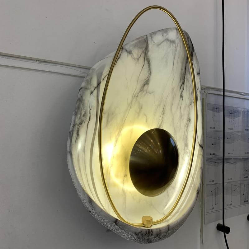 Modern Marble Shell Wall Lamp