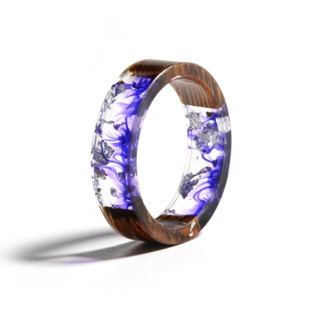 Handmade Colorful Wood Love Ring