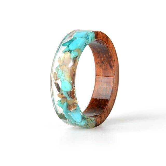 Handmade Colorful Wood Love Ring