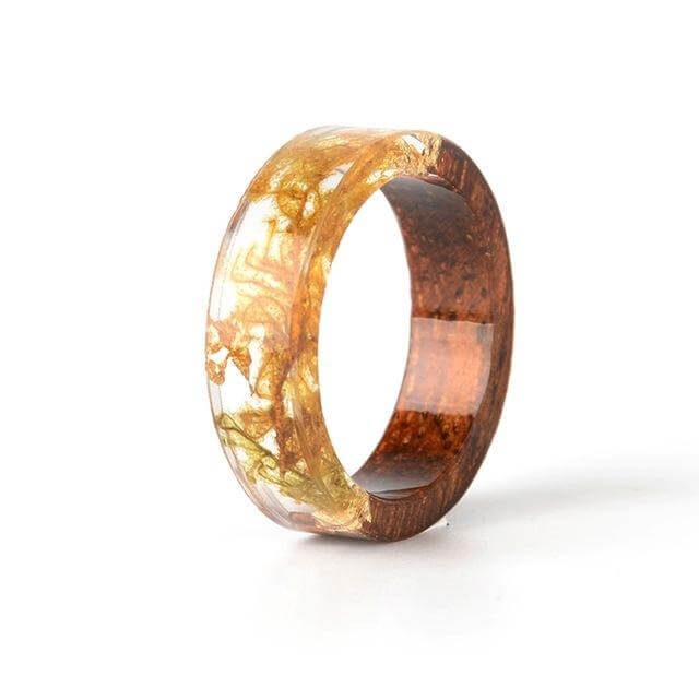 Handmade Colorful Wood Love Ring