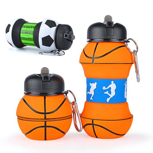 Basketball Leakproof Folding Thermos