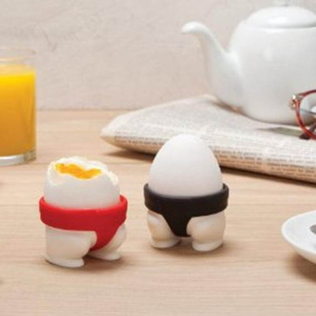 6PCS/Set Sumo Eggs Cup Holder