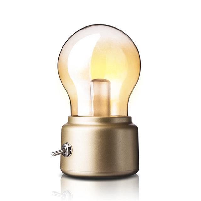 Vintage Chargeable Led  Mini Bed Lamps