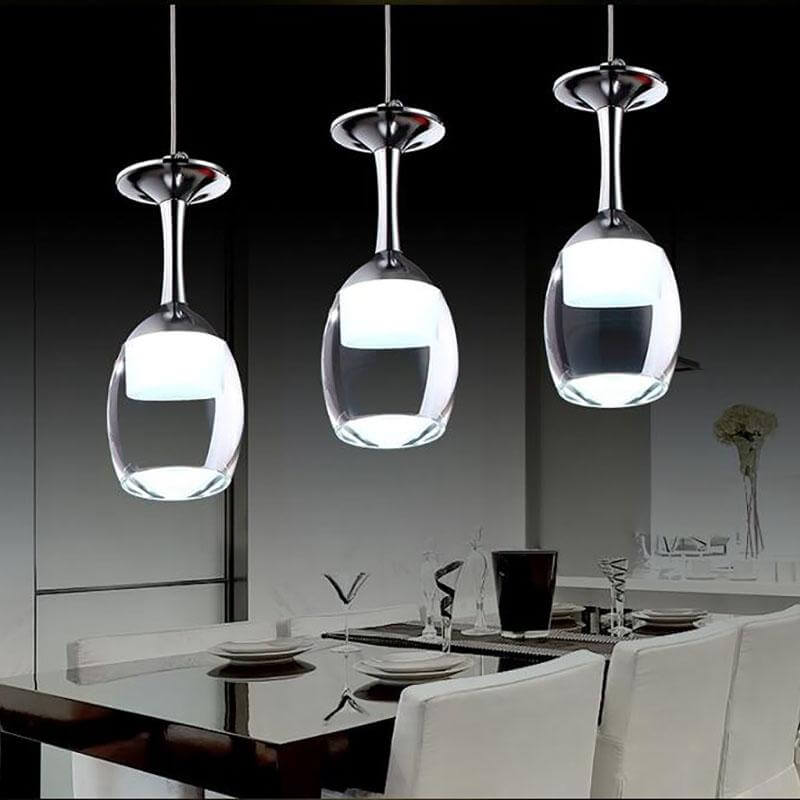 Modern Wine Glass Shaped Pendant Lights