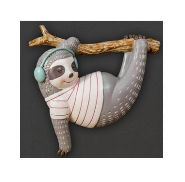 Sloth Animal Wall Hanging Sculpture