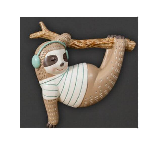 Sloth Animal Wall Hanging Sculpture